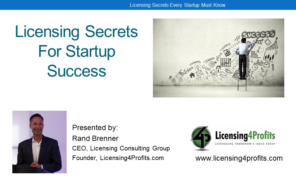 Startup Licensing Strategy Secrets Workshop